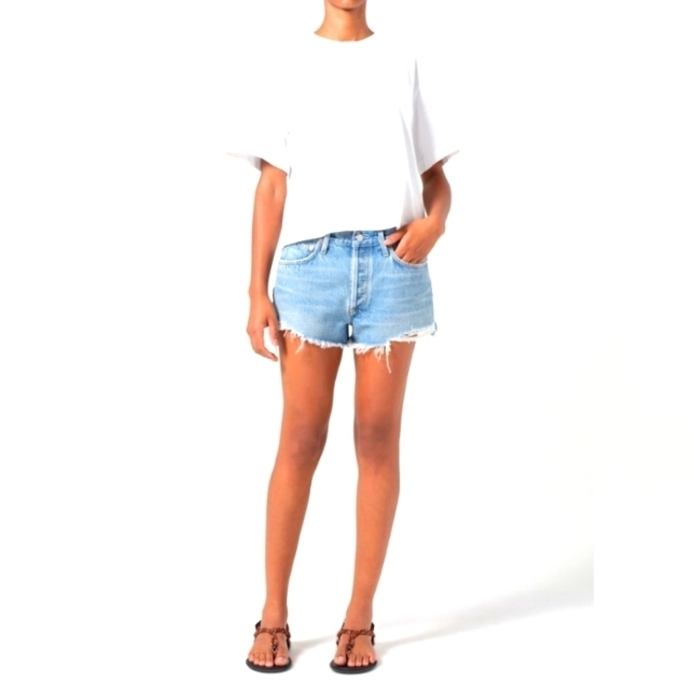 AGOLDE " PARKER" Denim Shorts (#D-6)